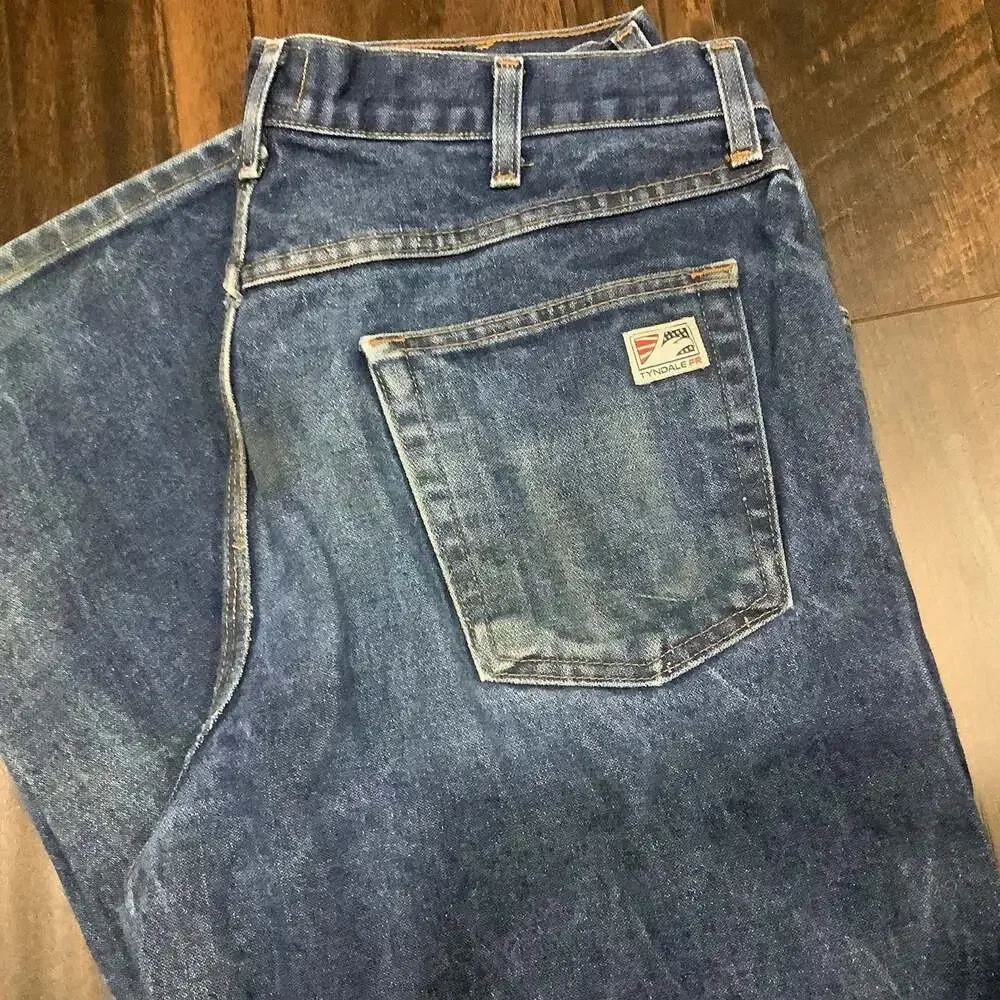Tyndale FR Flame Resistant Arc Rated Work Jeans Made In USA 36x36